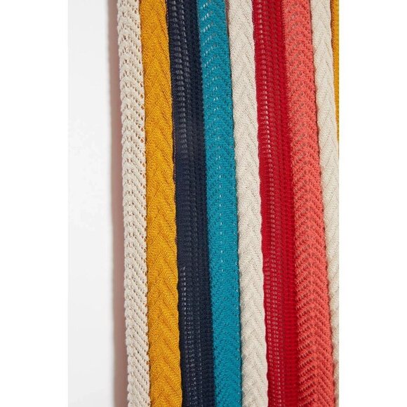 NWT Farm Rio x Anthropologie Petite Jimena Knit Maxi in Rainbow Stripe Skirt LP - Picture 3 of 7